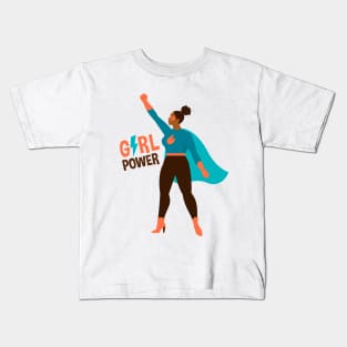 afro american female Kids T-Shirt